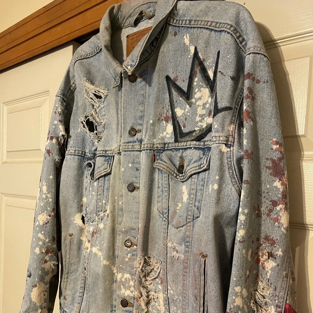Custom made vintage Levi denim jacket